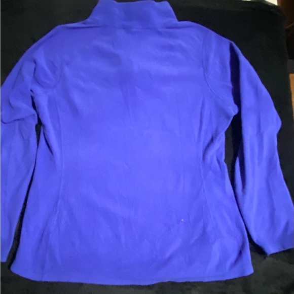 The North Face Blue Zip Up Sweater with Stand-Up Collar - Picture 5 of 10
